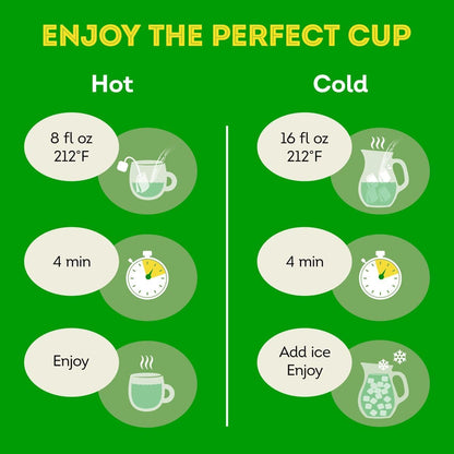 Lipton Honey Ginger Green Tea, Lemon Green Tea, & Peach Green Tea 20 CT (2ea) (Variety Pack)