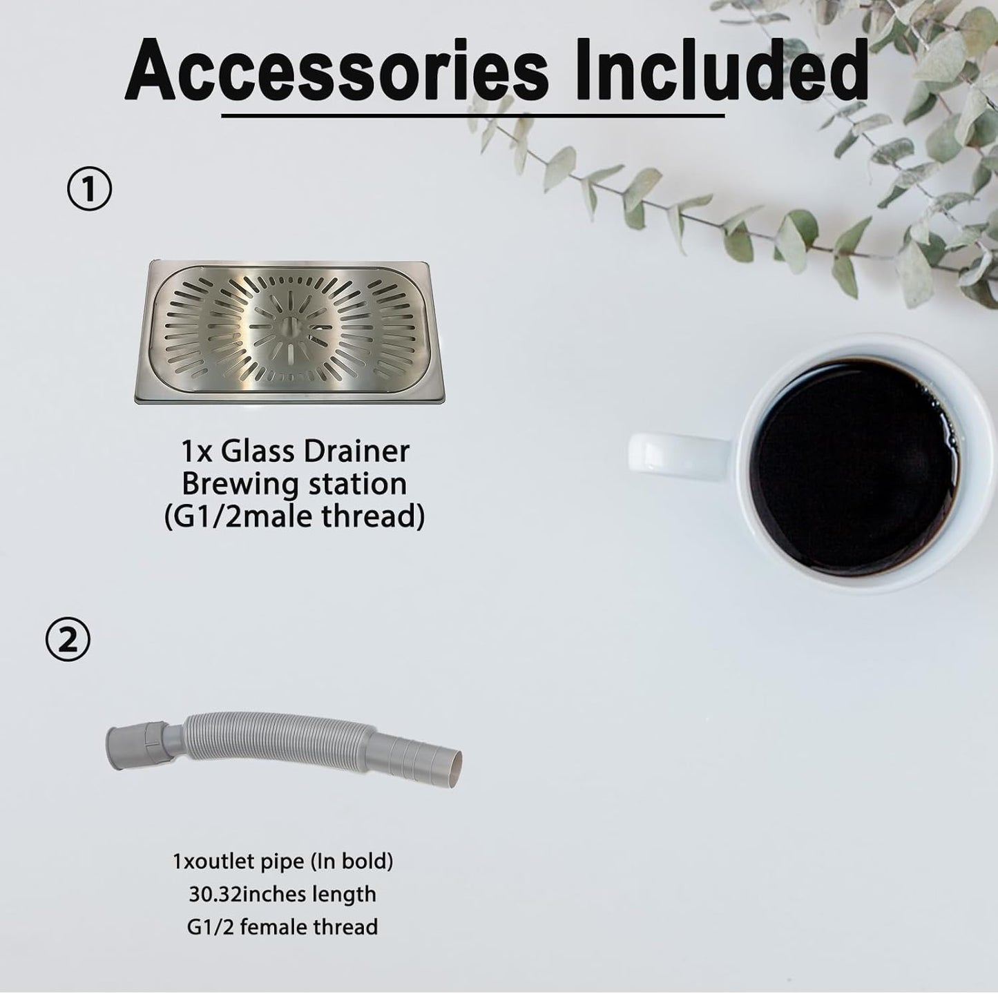 Stainless Steel Drip Tray - Perfect for Homes, Clubs, Bars, Cafes, Restaurants, Hotels, Or Commercial Use - Easy to Clean, No Drainage Required (7 * 12.8inch)