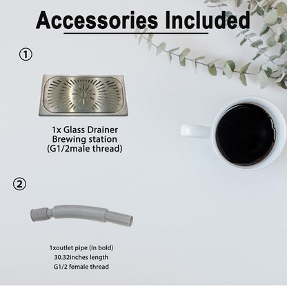 Stainless Steel Drip Tray - Perfect for Homes, Clubs, Bars, Cafes, Restaurants, Hotels, Or Commercial Use - Easy to Clean, No Drainage Required (7 * 12.8inch)