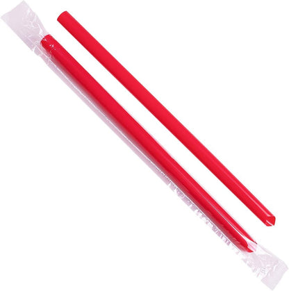 Karat C9060s (Red) 9" Boba Straws (10mm) - Red (Case of 1600)