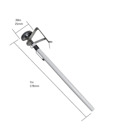 Rattleware Thermometer, Genuine Milk Frothing Thermometer and Barista Thermometer, Fast Readout and Clear Temperature Targets / 7" Probe, 1" Dial