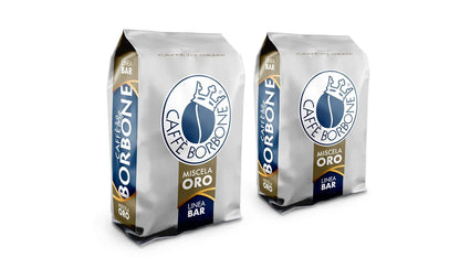 Caffe Borbone Whole Bean Coffee, Medium-Dark Roast, Gold Blend, Authentic Italian Coffee, 2.2 lb Bag (Pack of 2)