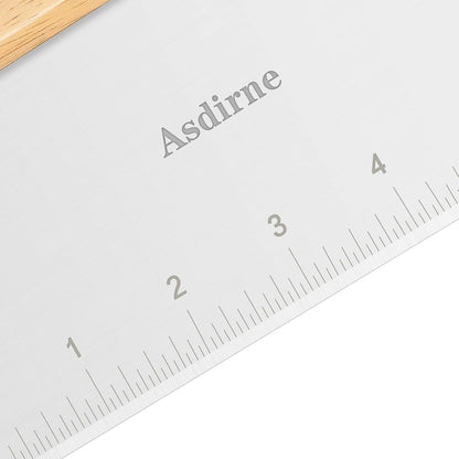 Dough Cutter, Dough Scraper with Wooden Handle and Food Grade Stainless Steel Blade, Pastry Scraper, 15CM, 2Pcs
