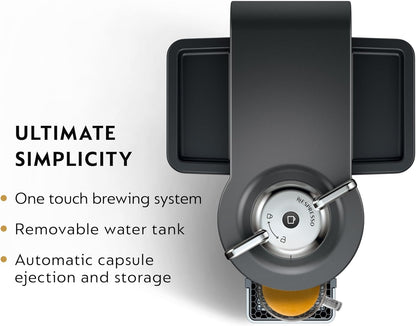 Nespresso Vertuo Coffee and Espresso Maker by De'Longhi, Graphite Metal
