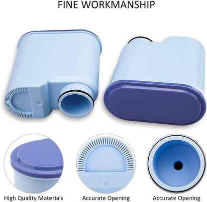 AquaClean Compatible Water Filters (4-Pack) & Descaling Liquid (250ml x 4) - Replacement for Philips Coffee Machines (8)