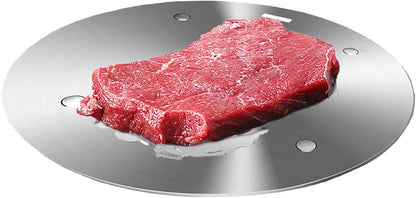 11inch Heat Diffuser Plate, Grouarty Stainless Steel Cooking Induction Adapter Simmer Plate for Electric Gas Glass Cooktop Hob Ring, Induction Cooktop Converter Plate With Handle