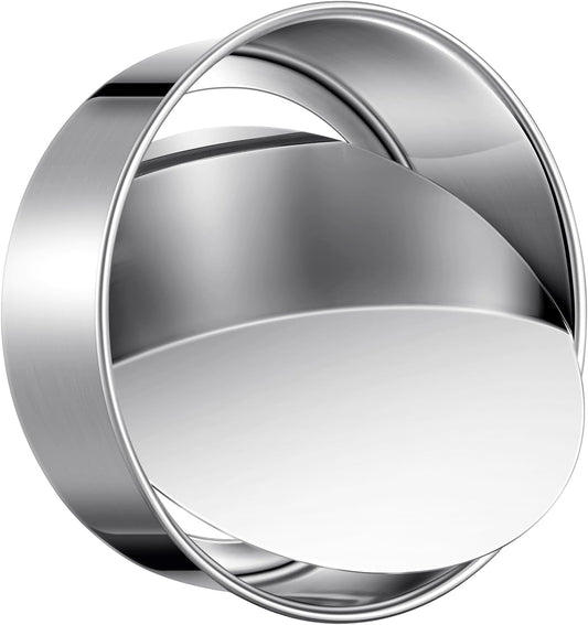 7 Inch Round Cake Pans, Removable Bottom & Easy Releasing, 304 Stainless Steel Cake Pan, Non-Toxic & Healthy Cake Baking Cheesecake Pan, Leakproof & Nonstick