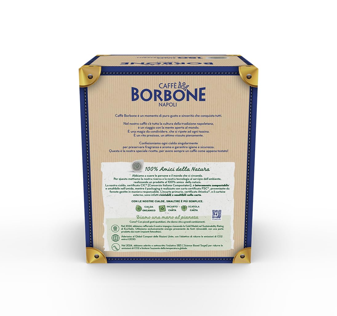 Caffe Borbone ESE Coffee Pods - Miscela Nera (Black) - 150 Count