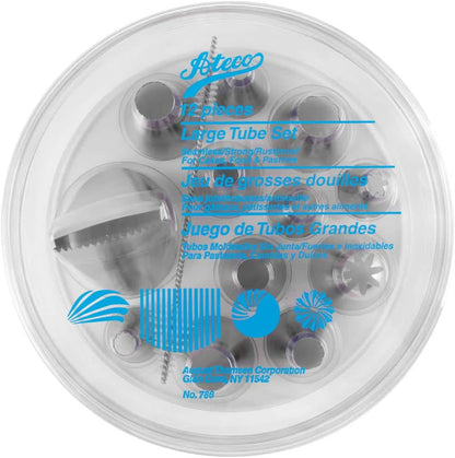 Ateco Jumbo Tip Set , Silver