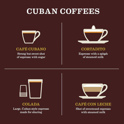 Gaviña Old Havana Espresso Whole Bean Coffee – Medium-Dark Roast, 100% Arabica, Nutty and Sweet Flavor, Great for Espresso Machines and Moka Pots, 32 oz Bag