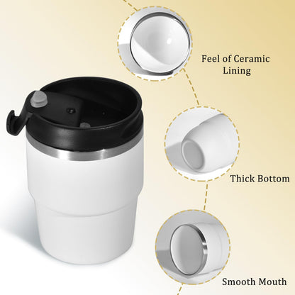 6oz Espresso Cups, Insulated Espresso Cups Set of 2, Expresso Shots Cup, Stainless Steel Shot Glasses for Coffee, Portable Espresso Travel Mug for Camping
