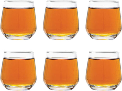 Vikko 3.25 Ounce Shot Glasses, Set of 6 Small Liquor and Spirit Glasses, Durable Tequila Bar Glasses For Alcohol and Espresso Shots, 6 Piece Shooter Glass Set (LAL)