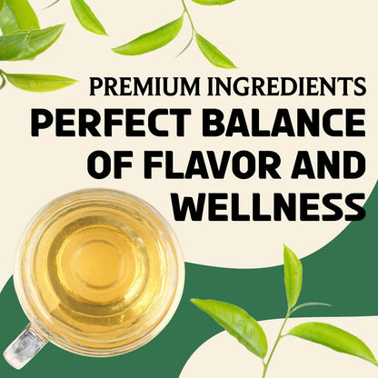 BREWIX, Green Tea Loose Leaf (50+ Cups, 3.53oz/100g) Gluten Free I High Elevation Grown Green Tea Leaves | Pure Single Origin Sourced Direct from India
