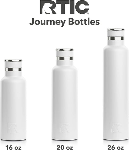 RTIC 26oz Journey Bottle Metal Stainless Steel Vacuum Insulated, BPA Free, Reusable, for Water, Hot and Cold Drinks, Travel, Sports, Camping, Orchid
