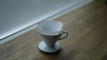 Hario V60 Paper Coffee Filter, Size 01, White, 100ct