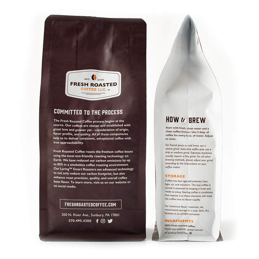 Fresh Roasted Coffee, FRC Medium Roast Blend, 5 lb (80 oz), Kosher, Ground
