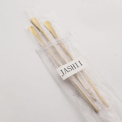 JASHII Gold Matte Long Handle Spoon Cocktail Mixing Stirring Spoons Iced Tea Coffee Spoons with 8.6 inch Long Handle Brushed SUS304 Stainless Steel, 3-Piece