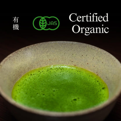 YEDOENSIS Pure Ceremonial Matcha "Somei-Yoshino" - Organic Authentic Japanese Green Tea Ceremonial Matcha Powder, JAS Certified Organic Vegan Gluten-Free (40g)