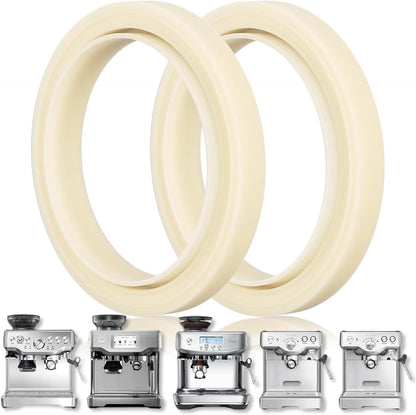 54MM Silicone Steam Ring 2PCS，Brevilles Gasket Replacement for Breville Espresso Machine Parts Breville Espresso Machine Accessories 878/870/860/840/810/500/450 and Sage 500/870/875/880/810/878