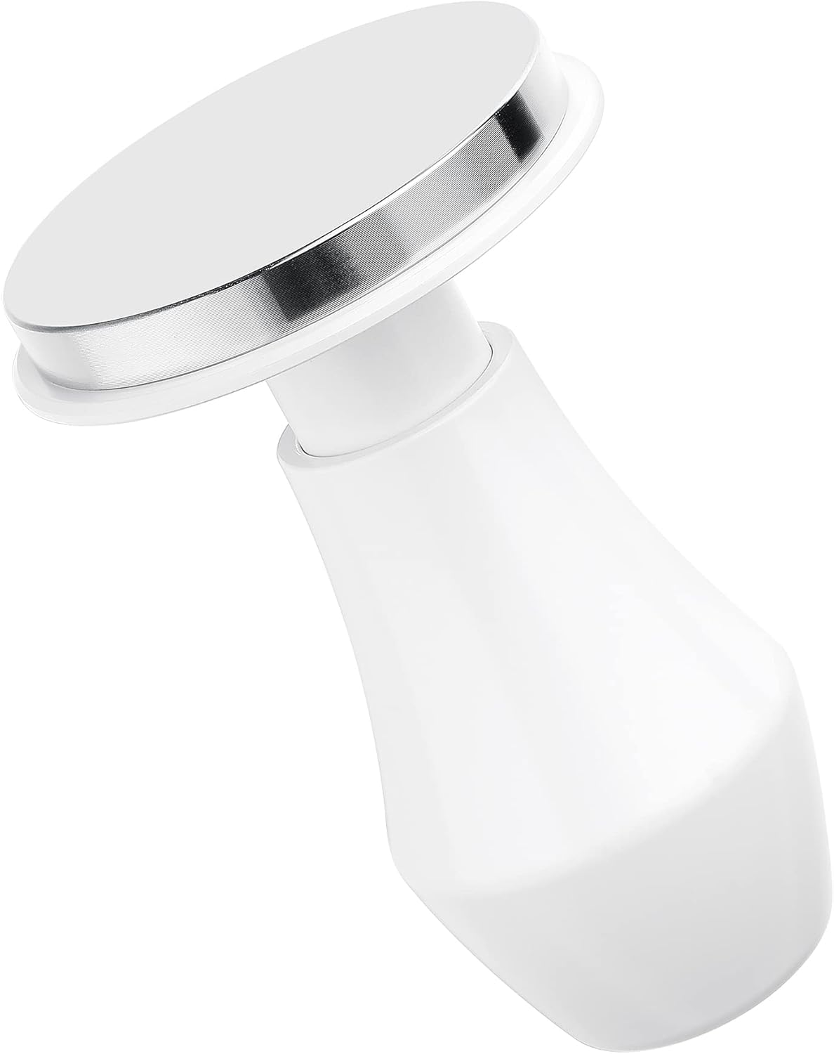 Normcore 58mm Espresso Tamper V4, Spring Loaded Coffee Tamper With Stainless Steel Flat Base Fits 58mm Standard Baskets, 15lb / 25lb / 30lbs Replacement Springs, Non-stick coating White