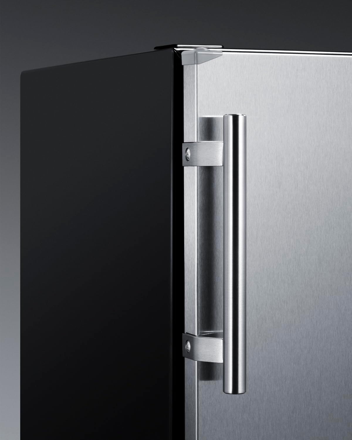 Summit Appliance 24" Wide Wine Kegerator/Refrigerator Combo, Black Interior, Caster Wheels, Residential/Commercial Use (RHD, Wine)