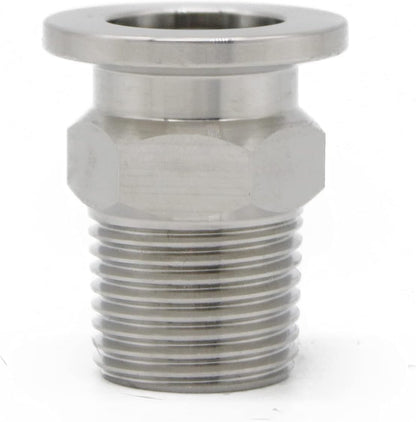 SS304 KF16 NPT Male Adaptor thread 1/2" NW16 KF Male coupling ISO-KF16 X NPT 1/2"
