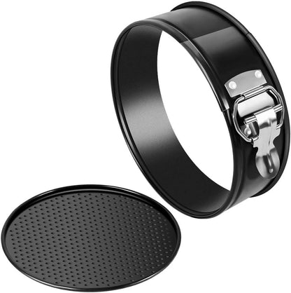 7 Inch Springform Pan Nonstick Cheesecake Pan with Removable Bottom/Leakproof - Round Cake Pan with 50 Pcs Parchment Paper Liners - Fits 6 Qt 8 Qt Pressure Cooker