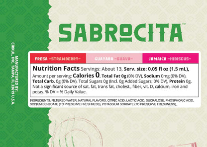 Cirkul Sabrocita Flavor Cartridge Variety Pack, 6-Pack (2 Strawberry, 2 Guava, 2 Hibiscus), No Sugar, Zero Calorie Drink Mix