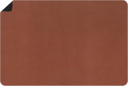 uxcell Silicone Mats for Kitchen Counter, 35.4" x 23.6" Non-Slip Countertop Protector Mat Heat Resistant Coffee Mat Waterproof Table Placemat, Brown