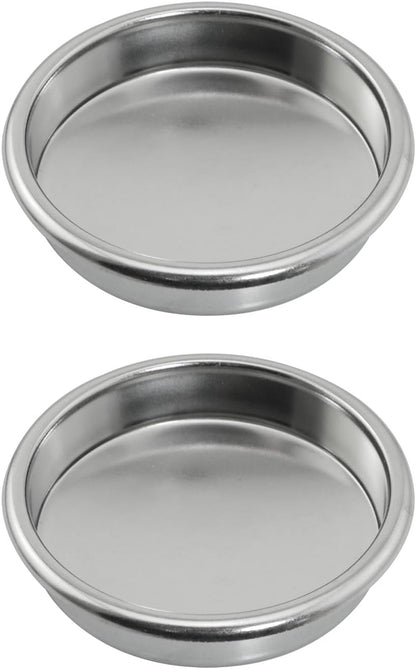 Maxmoral Backwash Tray 58x15mm Stainless Steel Backwash Blind Basket Coffee Machine Powder Bowl Stainless Steel Back Flush Filter Basket For Espresso Machine Cleaning Tray