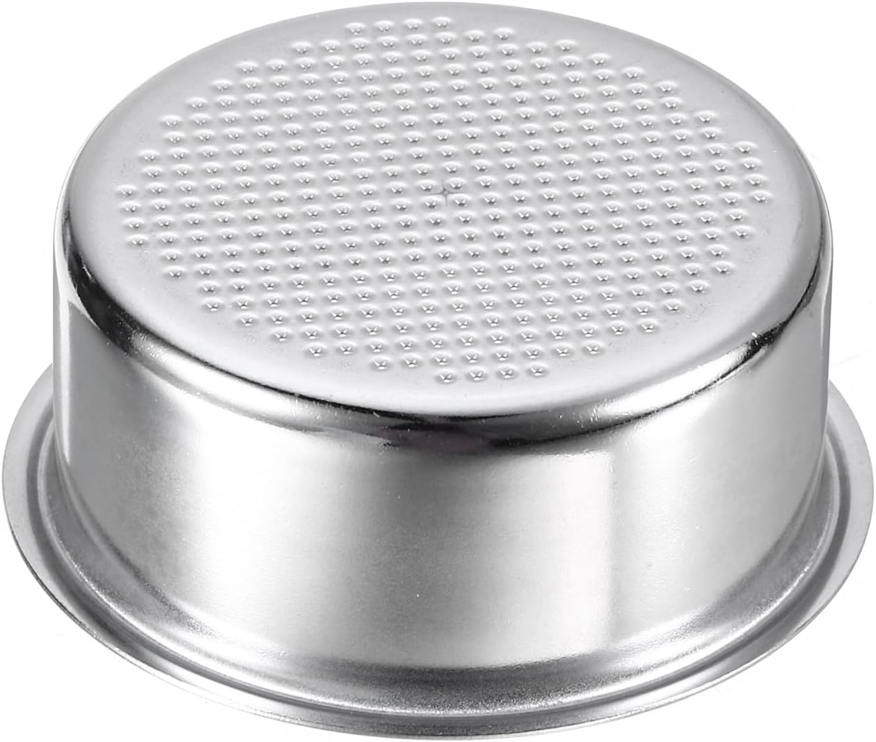 uxcell 1Pcs 51mm Coffee Filter Basket, 2-Cup Stainless Steel Reusable Espresso Coffee Machine Bowl Baskets Replacement
