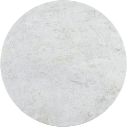 Koville Lighe Gray Marble Stone Cutting Board, Non-Stick Dough Pastry and Cutting Boards for Kitchen Counter, 16" Marble Cheese Board for Baking, Charcuterie, Trivet, Round Serving Slab for Countertop