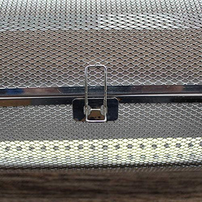 Falytemow Stainless Steel Rotisserie Grill Roaster Drum Oven Basket Oven Roast Baking Rotary for Peanut Dried Nut Coffee Beans BBQ (14 X 18cm)