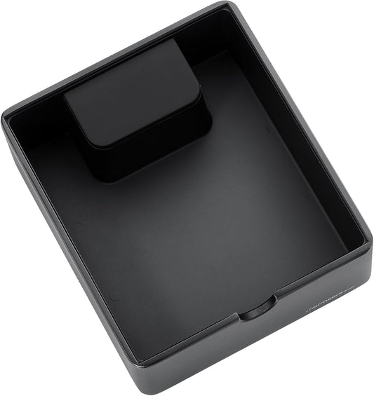 Normcore Compact Espresso Knock Box, Metal Coffee Knock Box, Heavy-Duty Knockbox, Anodized Aluminum, Espresso Accessories for Coffee Grounds, Black