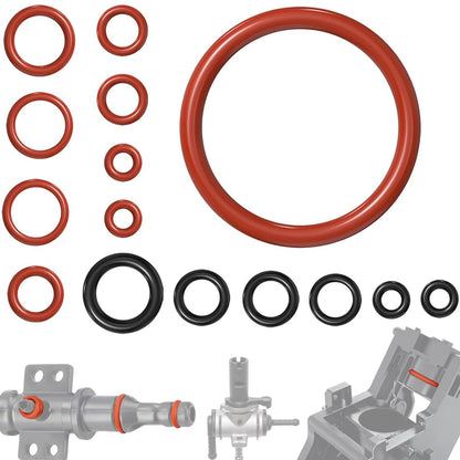 Wolfride 60 Pcs (4 Set) Seal O-Ring Kit Gasket Seal Set Saeco Philips Gaggia Coffee Machine, Professional Coffee Machine O'Rings Maintenance Kit Seal O Rings Nozzle Gasket