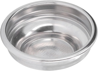 58mm Portafilter Filter Basket, 1 Cup Single Wall Coffee Maker Coffee Powder Filter, Porous Stainless Steel Coffee Filter for Extraction, Coffee Machine Accessories