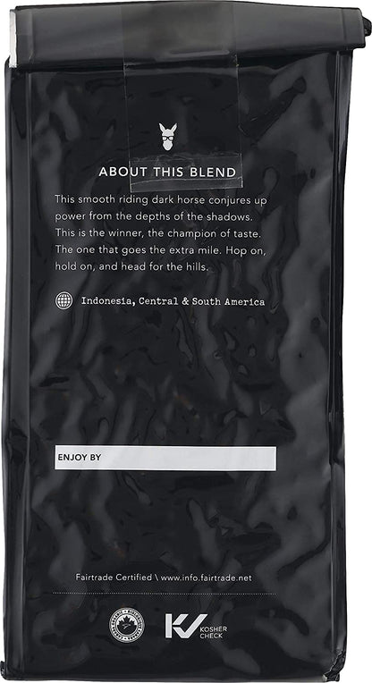 Kicking Horse Coffee, 454 Horse Power, Dark Roast, Whole Bean, 10 oz - Certified Organic, Fairtrade, Kosher Coffee 10 Ounce (Pack of 6)