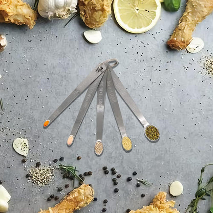 2PCS 1/16 Teaspoon(1/16tsp, 0.31ml, Pinch) Single Tiny Measuring Spoon, Small Individual Stainless Steel Measure Spoons Only