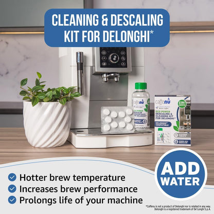 Caffenu Cleaning & Descaling Kit Compatible with DeLonghi Coffee Machines