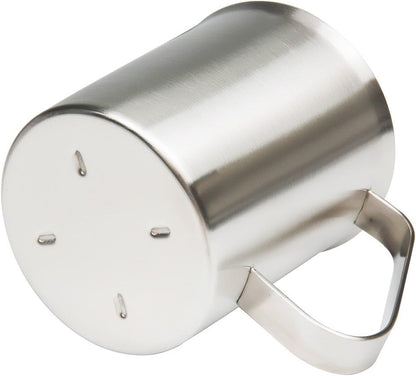 Measuring Cup, Stainless Steel Measuring Cup (24 Ounce/ 0.7 Liter), Milk Frothing Pitcher, Steaming Pitcher, Milk Frothing Cup with Marking with Handle for Espresso Machines, Latte Art