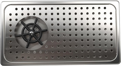 Pitcher Washer, Espresso Washer, Drainage and Drip Tray Stainless Steel Bar Glass Washer is The Sink, and The Cup Spray Washer is The Home Kitchen Hotel Cafe Restaurant (KF27-Silver)