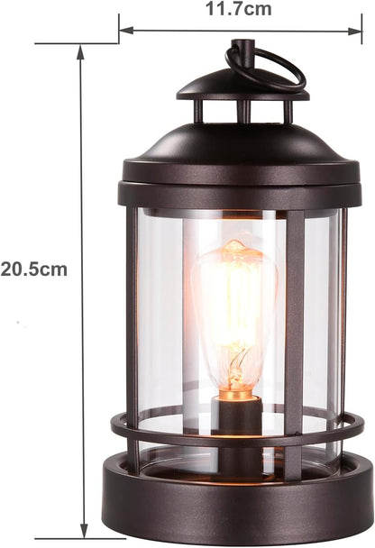 Electric Wax Warmer - Metal Wax Melting for Scented Wax, Edison Light Bulb Candle Wax Burner, for Home Decoration Office Wax Melting Melter, Gift (Retro, Castle)