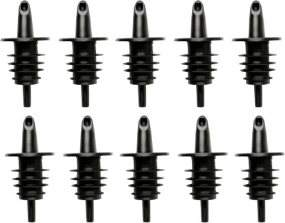 Hawaiian Shaved Ice Syrup Precise Control Bottle Pourers - Professional Pour Spouts for Snow Cone & Drink Flavors (10-Pack)