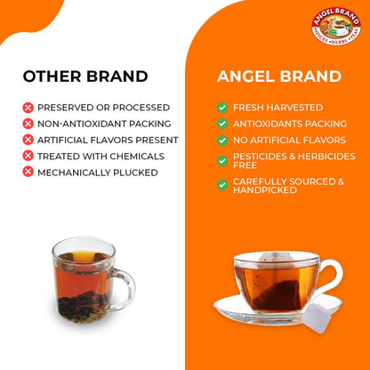 Angel Brand Cerasse Tea Bags Jamaican 24 – Pack of 3 – Authentic Herbal Tea with Bitter Flavor, Inspired by Traditional Caribbean Practices, Perfect for a Soothing and Refreshing Brew.