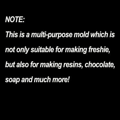 【300+ Design Optional】 Fuehbur Cross Pendant Freshie Mold, Silicone Epoxy Resin Molds for Car Freshies, Aroma Beads, Soap Candle Pendant Mould-Oven Safe