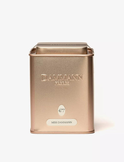 Dammann Freres Loose Leaf, Miss Dammann, Premium French Gourmet Green Tea, Blend Ginger, Passion Fruit, Lime Flavors, 3.52 Ounce Tin