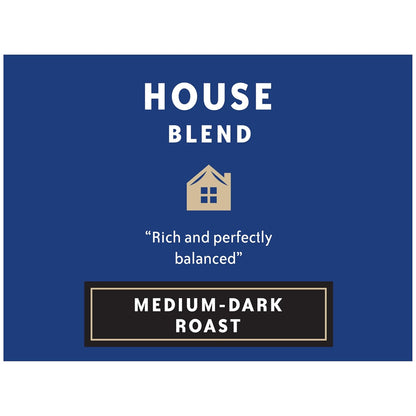 Community Coffee House Blend 96 Count Coffee Pods, Medium Dark Roast, Compatible with Keurig 2.0 K-Cup Brewers, 24 Count (Pack of 4)
