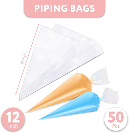 Cake Stencils (12 inch Numbers + 50 Bags)