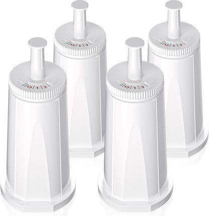 Replacement Water Filter for Breville Espresso Machine Barista Touch Bes880, Barista Pro BES878, Oracle Touch BES990, Oracle BES980, Dual Boiler BES920 Bambino ClaroSwiss Sage, Pack of 4
