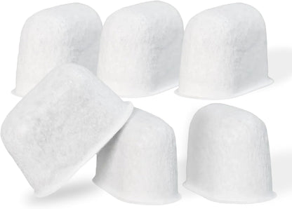 Activated Carbon Water Filter Replacement for KitchenAid Espresso Machine KES6551 Series - Premium 6-Pack Charcoal Water Filters Replacement Part